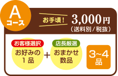 わがまま定期便3000円コース