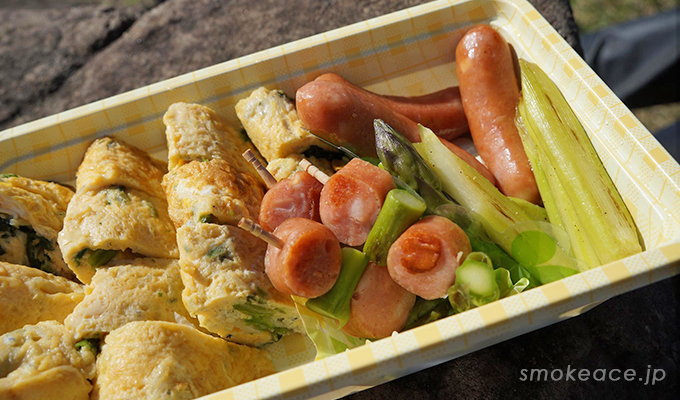 チーズ入りウインナーのお弁当