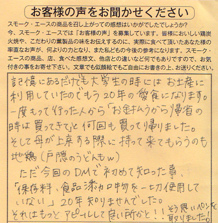 鶏炭火焼｜もう２０年の愛食になります【No.207】