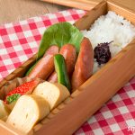 手造りウインナーのシンプル弁当
