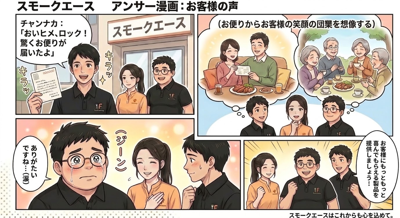 アンサー漫画 ありがとうございます